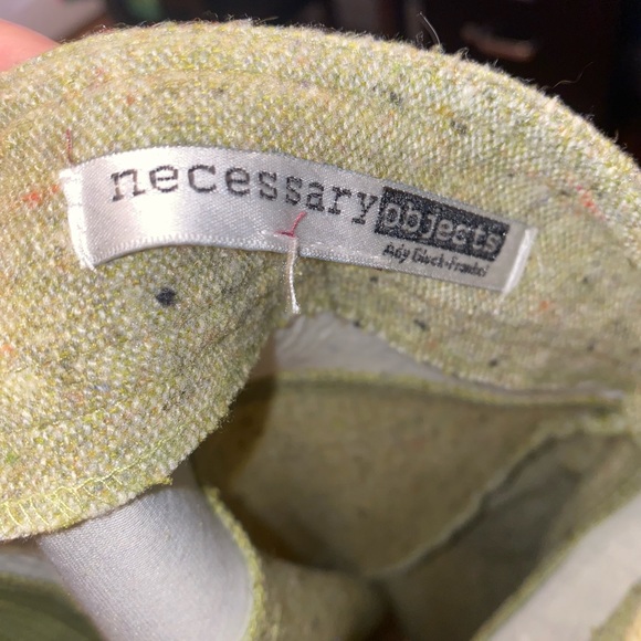 Necessary Objects Olive Green Wool Skirt - Picture 5 of 5